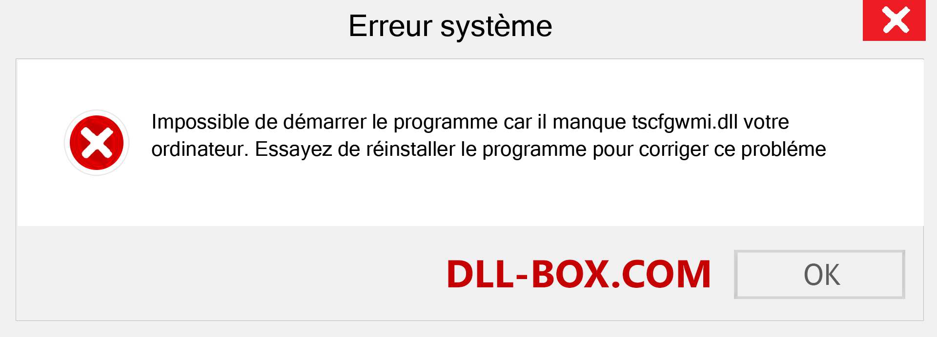 Le fichier tscfgwmi.dll est manquant ?. Télécharger pour Windows 7, 8, 10 - Correction de l'erreur manquante tscfgwmi dll sur Windows, photos, images